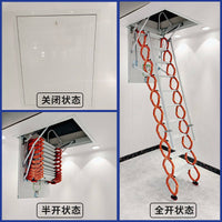Fully Automatic Attic Telescopic Stairs Electric Indoor Lift for Duplex Mezzanine Invisible Folding Ladder