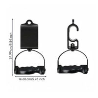 2 Pieces Ergonomic Loop Handles Non-Slip Bicep Curl Handles Full Body Exercise Equipment Equipment for Gym-Goers