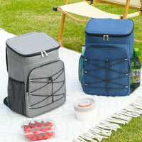 Insulated Backpack Cooler Bag for Delivery and Outdoor Picnic, 23L