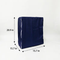 Bird Cage Cover with Zipper, Flat Top Polyester Blackout Cover for Large Pet Bird, Dustproof Birdcage Cover for Evening Glow Use