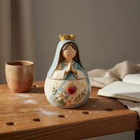 Gift Idea Fairy Prayer Box Decorative Handmade Fairy Figurine Box for Shelf Display