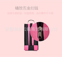 轮滑包儿童轮滑鞋收纳包大容量三层包单肩包冰刀鞋溜冰收纳袋子