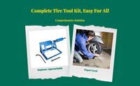 Vacuum tire changer for scooters