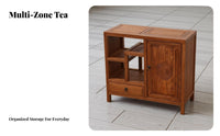 Integrated Brewing Console Chinese Design Aesthetic Tea Cabinet for Study