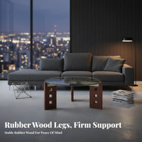Round Tripod Stand Modernist design Coffee Table Space-Saving Minimalist Aesthetic for Apartment Dwellers, Students, Bedroom