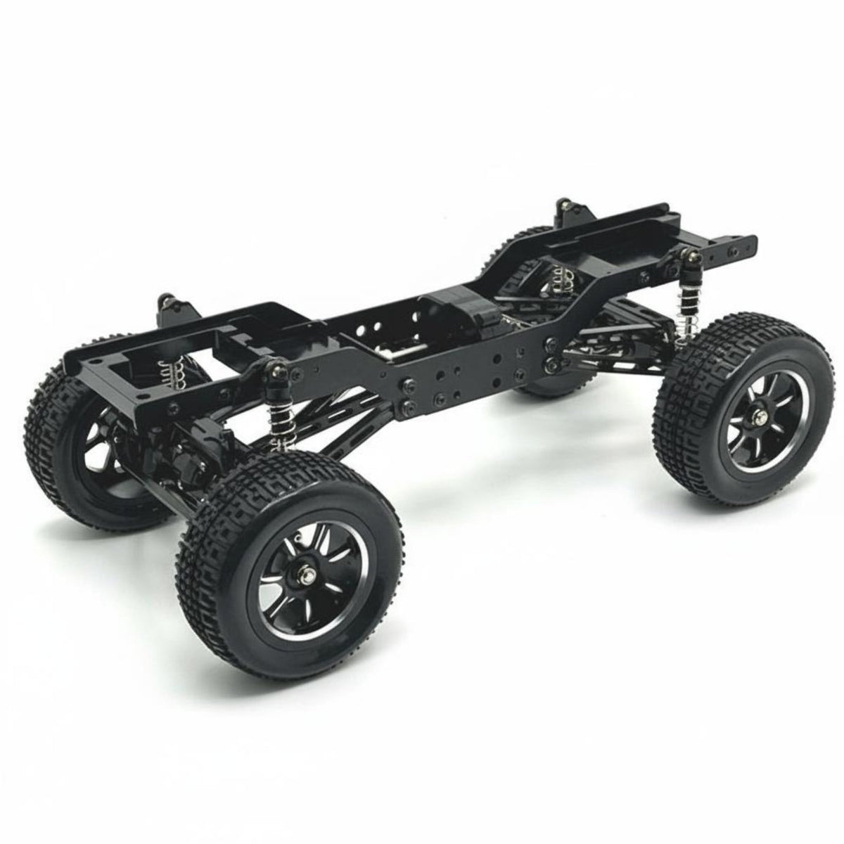 1/12 Scale Crawler Frame Elevated Axles Metal RC Car Chassis Construction RC Car Chassis Frame for Rough Terrain
