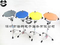 HY DRUMS PDWS12-04 12-Inch Silicone Practice Pad Set with Baked Finish