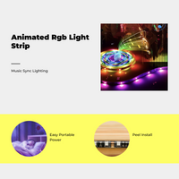 USB RGB LED strip, app control