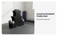 Detachable 3 Tier Dumbbell Rack Space Saving Dumbbell Tree Rack Easy Assembly for Home Gym Users