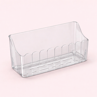 Drain Rack and Kitchen Sink Organizer for Small Items, Wall Mount Shelf with Suction Cup Design