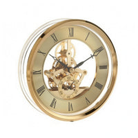 Roman Numeral Clock Movement Insert Glass Round Clock Movement Insert Easy to Read Home Decor Accessory