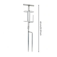 Garden Hose Support Stake Silver Hose Support Stake Easy to Install for Spraying