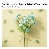 Easy to Maintain 30-Head Flower Bunch Realistic Artificial Blossom Arrangement Long-Lasting for Brides, Event Planners, Wedding