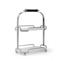 Organizer with Carrying Handle Compact Two-Tier Organizer Portable Display Stand, for Dressing Table, Vanity