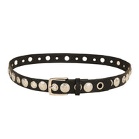 Punk Chain Belt with Hollow Design, No Punching Needed, Unisex