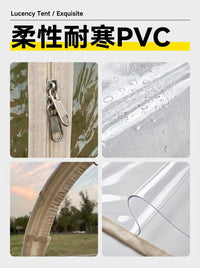 户外露营帐篷民宿摆摊用保暖防风透明星空帐篷泡泡屋球形透明帐篷