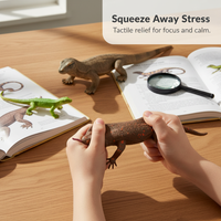 Realistic Soft Silicone Lizard and Insect Animal Models for Kids