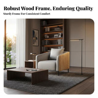 Modern Design 3-Seater Office Sofa High Resilience Cushion 3-Seater Waiting Bench Long-Lasting Construction Reception Seating Thickly Padded Seat for Business Owners, Interior Designers, Lounge Area, Lobby, Hospital, Medical Office