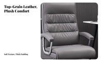 360° Swivel High-Back Executive Chair Wide Seat Office Furniture Adjustable Height Ergonomic Design for Executives, Students, Gamers, Study Room