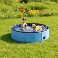 Collapsible Foldable Swimming Pool Rigid-Sided Folding Pool Portable Easy Setup for Children, Toddlers, Families, Backyard, Garden, Patio