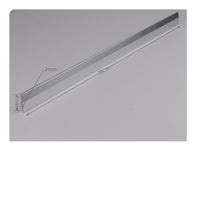 Piano Key Straightedge Beveled Edges Metal Straightedge Slim