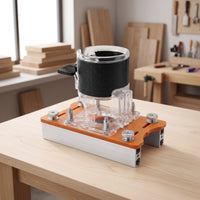 Precision Router Slotting Jig | Handheld, carpentry Routing Fixture, for Workshop