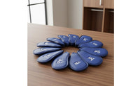 Iron Headcover with Closure Guarding Golf Iron Headcover Golf Head Covers with Embroidered Labels for Golfers