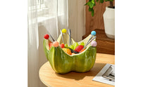 Starfruit Bowl with Forks Playful Serveware Cute for Tabletop