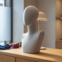 Velvet Head Mannequin Stable Base Velvet Mannequin Head Hairpiece Display Stand for Boutique Sellers