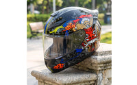 Aerodynamic Full Face | Ventilated, Full Face Helmet, for Karting