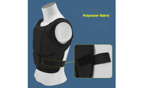 Segmented Combat Arts Chest Protector Impact Resistant Padded Chest Guard Sleeveless Sparring Vest with Adjustable Strap Shock Absorbing for Fighters, Combat Sports