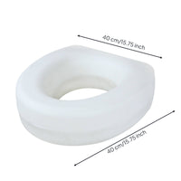 Toilet Seat Riser Sturdy Raised Toilet Seat Stable for Seniors, Handicapped