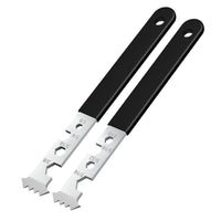 2 Pieces Paving Tile Removal Tool Gripping Grooves Block Lifter Comfortable Grip Slim Design for DIY Enthusiasts, Homeowners