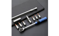8 Pieces Tension Wrench with Storage Cases Reversible Tension Wrench Set Non-Slip Tool for Mechanics, Hobbyists, Garage