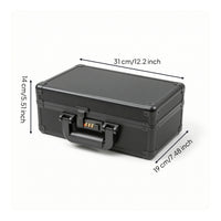 Card Case with Lock Safeguarding Card Case with Locks Secure for Travel, Players