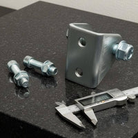 Double Hole Shock Mount Weldable Damping Mounting Bracket Screw-on Vehicle Part for DIY Enthusiasts