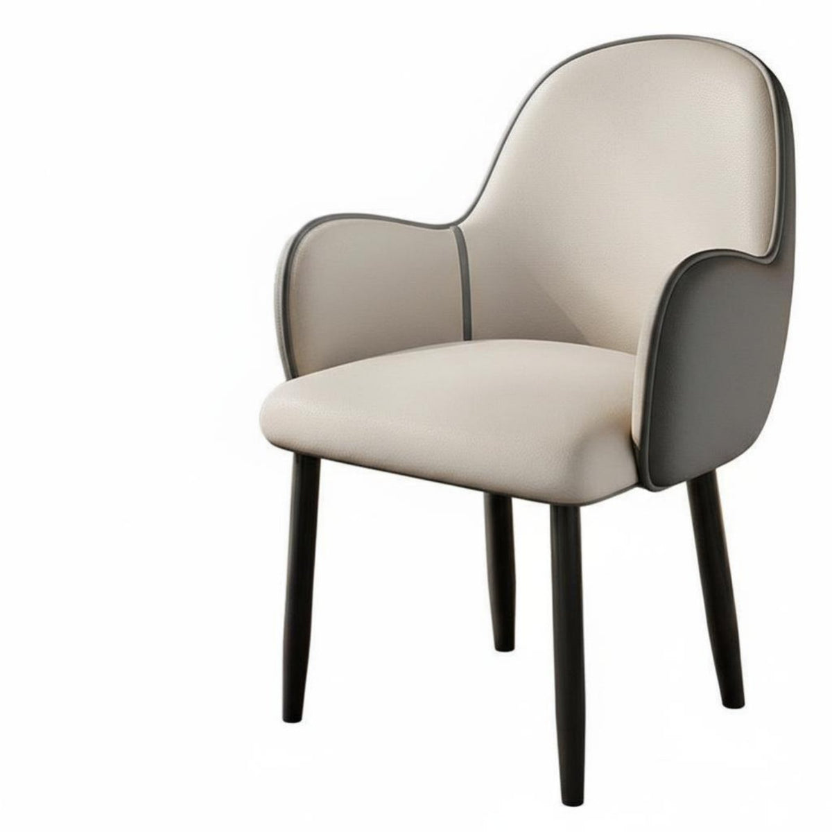 Luxury aesthetic Upholstered Backrest Chair Modern Minimalist Design Dining Seat Padded padding Indoor Seating Sturdy Frame for Restaurant Owners, Interior Designers, Hotel, Kitchen, Living Room, Home Office