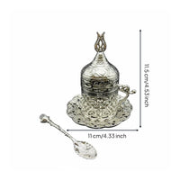 Imported from Turkey Turkish Coffee Cup Luxury Gift Turkish Coffee Cup Set Long-Lasting Drinkware Handmade for Collectors