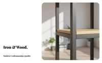 Multi-Functional Geometric Etagere with Cabinet Multifunctional Use Display Rack Large Capacity Storage Furniture Space-Saving for Book Lovers, Apartment Dwellers, Homeowners, Entryway, Restaurant, Hallway, Bedroom