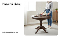Durable Wood Wood Construction Oval panelpanel Table expandable Design fold-down panel Table Expandable Home Furniture Space-Saving for Apartment Dwellers, Homeowners, Families, Small Living Spaces, Dining Room, Kitchen, morning meal corner