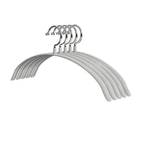 5 Pieces Smooth Finish Crease Crease-Resistant Curved Shoulder Hanger Clothing