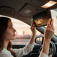 Matte Black Replacement Sun Visor OEM-Style Sun Visor with Mirror Textured Vehicle Accessory Long-Lasting for Daily Driving