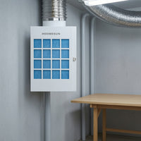 Interior Dryer Venting Box Box Wall-Mounted Dryer Vent Kit with Detachable Fuzz Collector Kit for Apartment Renters