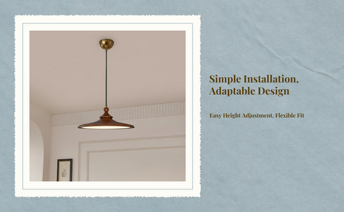 Adjustable pendant for dining room