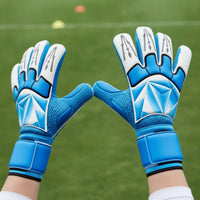 Goalkeeper Gloves Adjustable Goalie Gloves Comfortable for Goalkeepers, Football Matches
