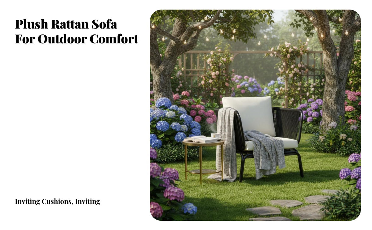 4 Pieces Weather-withstandant 4-Piece Woven Sofa Set Water paddings 4-Person Sofa and Chair Set Modern Design Outdoor Furniture Easy to Clean for Homeowners, Families, Adults, Garden, Sunroom, Backyard, waterside