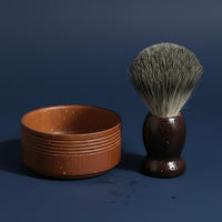 Wooden Shaving Bowl Long-Lasting Personal Care Even Finish for Men