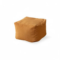 Round Corduroy Pouf Soft Texture Footstool cleanable Cover for Homeowners, Adults