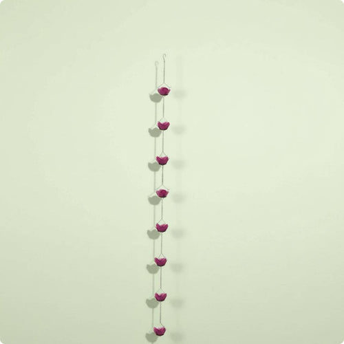 Floral Rain Chain Rainwater Collection Outdoor Decor Soothing Water Sound
