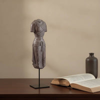 Classical Torso Statue Weathered Resin Torso Figurine Elegant for Office Desktop